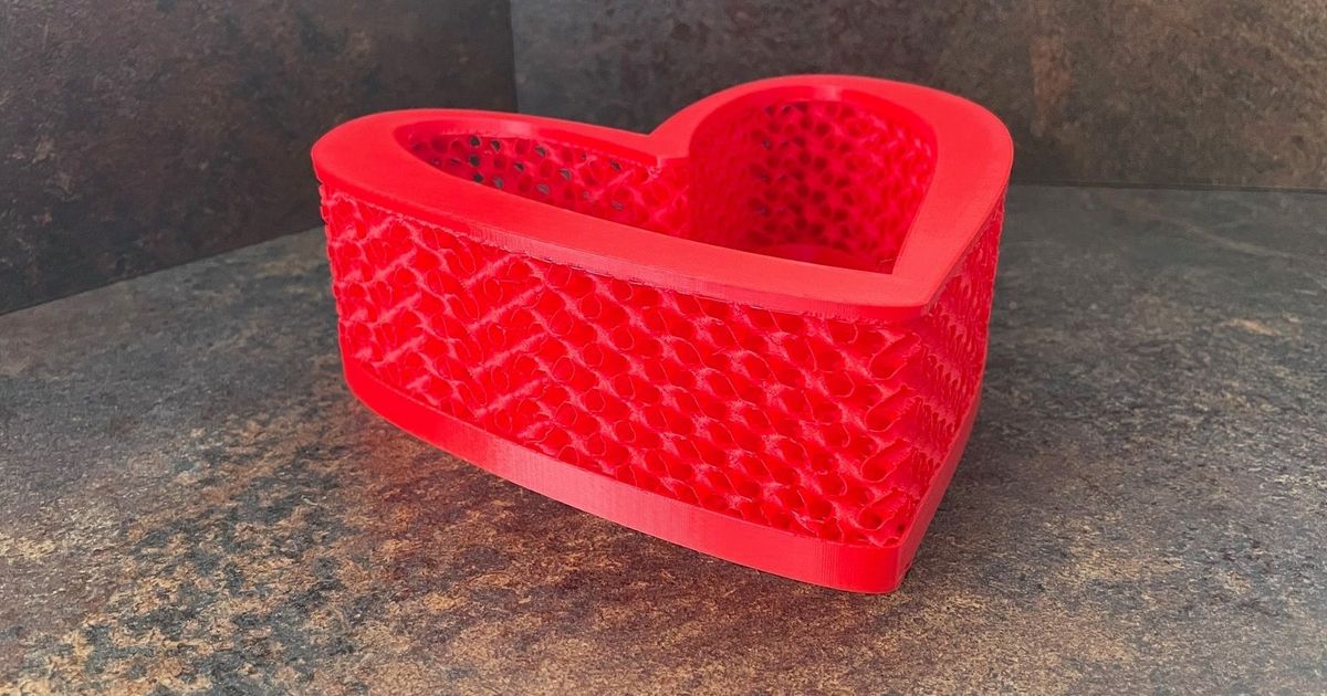 cœur bol gyroïde sch ssel aa Télécharger libre stl modèle imprimablescom 3d modèles Ménage décor amour l'amour 3D print model - Mito3D