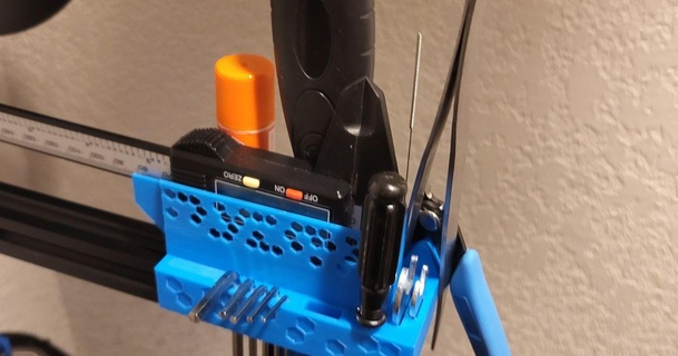 ender 3 tool holder caliper slot eagle0042 download free stl model printablescom 3d models printers accessories crealityender3 crealityender3pro crealityender3v2 ender3 ender3pro 3d print model - Mito3D