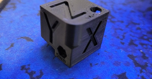 xyz calibración tortura cubo ballesta descargar gratis stl modelo imprimiblescom 3d modelos impresoras prueba ángulo canalla 3d print model - Mito3D
