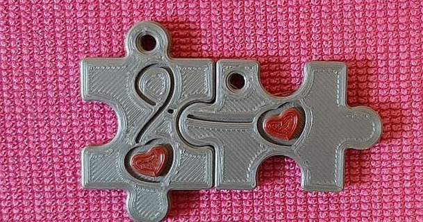 bulmaca anahtar kolye kalp neyse indir Bedava stl model printablescom 3d modeller Sanat tasarım tasarımlar sevgililer günü hediyesi Sevgililer Günü hediyeleri 3d print model - Mito3D