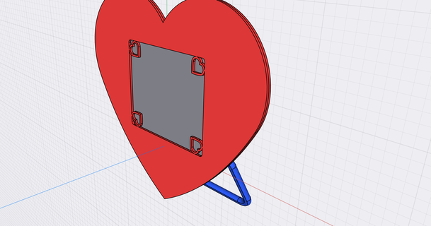 fotocuore tn 3d objekte Scarica gratuito stl modello printablescom Modelli arte design disegni foto cuore immagine cornice 3d print model - Mito3D