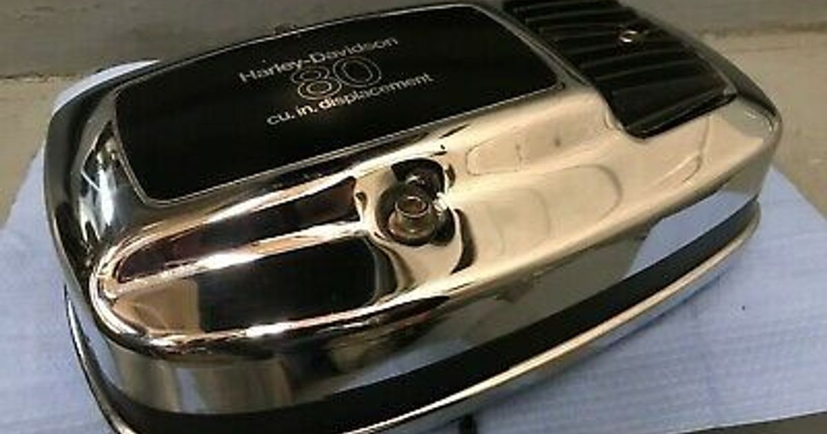 Harley Davidson cabeça pá Ferro objetivo ar limpador inserir voronw baixar livre stl modelo printablescom 3d modelos passatempo fabricantes automotivo 3D print model - Mito3D