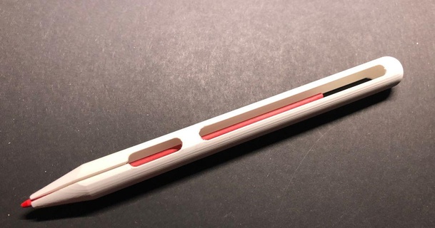 flessibile penna semplice design lavori 2 8mm pica conduce segnaposto Scarica gratuito stl modello printablescom 3d Modelli domestico ufficio piombo 3d print model - Mito3D