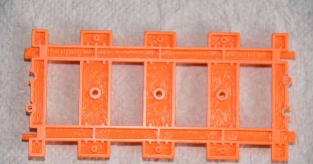 rail train lego optimis pour connexion par dessous utilisation poteaux papyjo download free stl model printablescom 3d models toys & games building pont droit rampe 3d print model - Mito3D