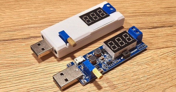 hw 132 durum kılıf USB adım up güç arz modül Voltaj regülatör dejv311 indir Bedava stl model printablescom 3d modeller hobi yapımcılar elektronik aliexpress kaynağı 3d print model - Mito3D