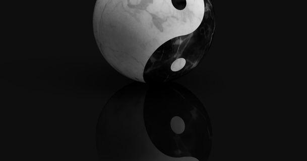 sphérique yin yang mmu2s snobbycoma8 Télécharger libre stl modèle imprimablescom 3d modèles art conception sculptures harmonie symbole yinyang 3d print model - Mito3D