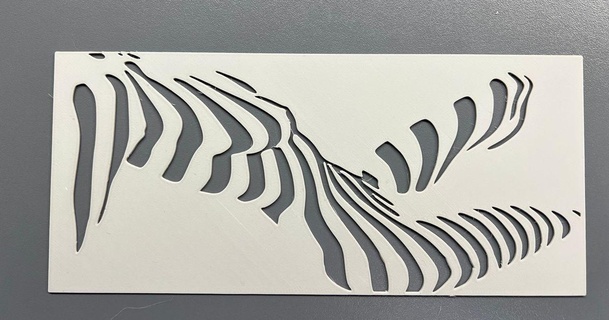 superiore v4 parete arte zebra Linee bruciato amanti rvaccaro Scarica gratuito stl modello printablescom 3d Modelli design wall mounted nudo donna 3d print model - Mito3D