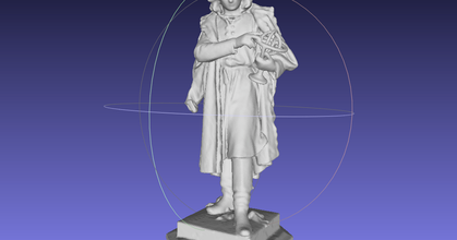 Nikolaus Copernicus Monument Peter Abschied download frei stl Modell Printablescom 3d Modelle Kunst Design Skulpturen Statue 3d print model - Mito3D