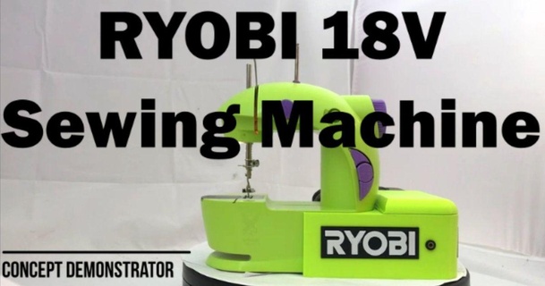 Ryobi 18v couture machine simple3d Télécharger libre stl modèle imprimablescom 3d modèles loisir fabricants électronique couverture gaine portable ryobi18v ryobibatterie 3d print model - Mito3D