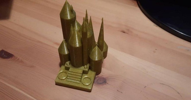 mek nka download free stl model printablescom 3d models art & design sculptures castle socha vez zamek hradba 3d print model - Mito3D