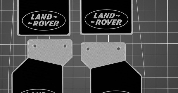 3dsets landy land rover mud flaps splash guards bushi download free stl model printablescom 3d models hobby & makers rc robotics 3d print model - Mito3D