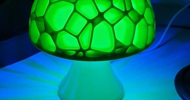 LED champignon joker Télécharger libre stl modèle imprimablescom 3d modèles Ménage décor lampe ampoule lumière 3d print model - Mito3D