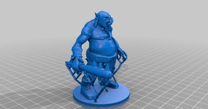 seanogre peter farell download free stl model printablescom 3d models art & design sculptures ogre 3d print model - Mito3D