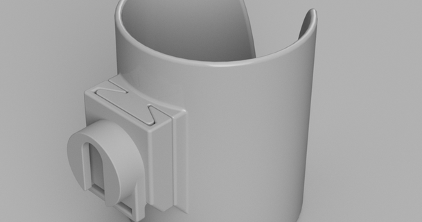 Fincan Kulp destek abc design andyprint 3d indir Bedava stl model printablescom modeller ev halkı ekipman Kahve bardaklık içecek tutucusu kafe anne 3d print model - Mito3D