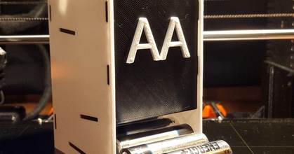 aa batterie distributeur dépassé tor Télécharger libre stl modèle imprimablescom 3d modèles loisir fabricants organisateurs récipient Ikea 3d print model - Mito3D