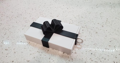 trick gift box derek download free stl model printablescom 3d models seasonal designs winter & christmas year's contest design giftbox magic 3d print model - Mito3D