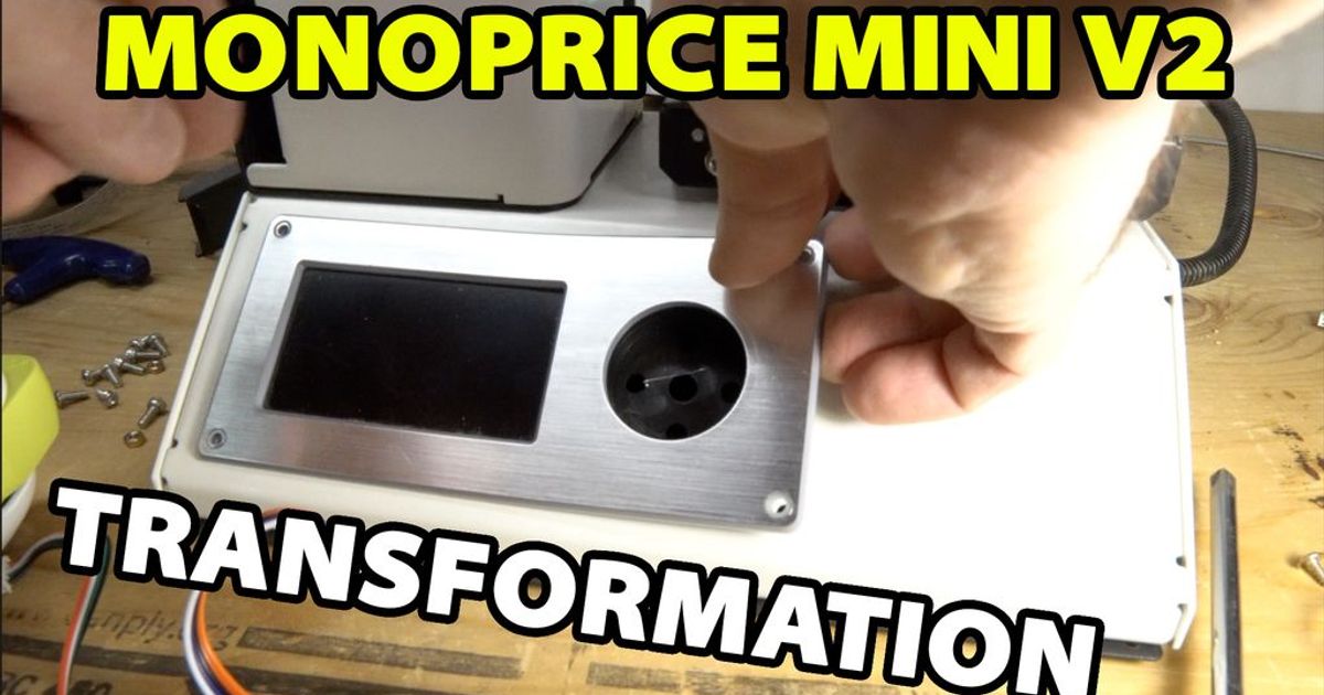 monoprice mini v2 v1 - mks gen tft24 touchscreen mods bookaroo download free stl model printablescom 3d models printers upgrades mksgenl mod monopriceselectmini mpsmv1 mpsmv2 3D print model - Mito3D