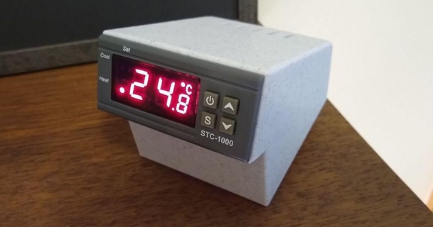 Astuccio guaina stc 100 temperatura controller lobocnc Scarica gratuito stl modello printablescom 3d Modelli passatempo creatori elettronica stc1000 3d print model - Mito3D
