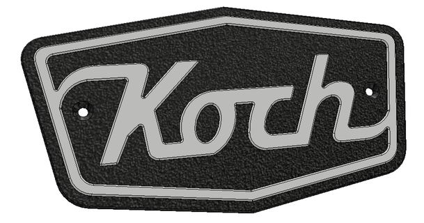 koch emblem wallardi download free stl model printablescom 3d models hobby & makers music 3d print model - Mito3D
