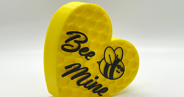 abeille valentines boîte cmdesign Télécharger libre stl modèle imprimablescom 3d modèles saisonnier dessins hiver Noël années cadeau boite l'amour 3d print model - Mito3D