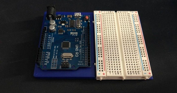 arduino base 400 pin breadboard tees3dp Scarica gratuito stl modello printablescom 3d Modelli passatempo creatori elettronica 3d print model - Mito3D