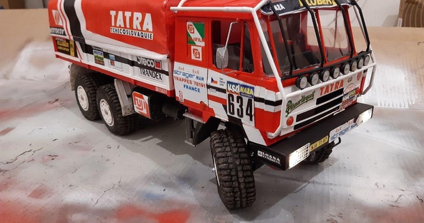 rc tatra Dakar 6x6 1986 michal OK baixar livre stl modelo printablescom 3d modelos brinquedos jogos veículos 3d print model - Mito3D