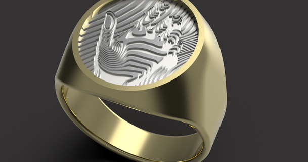oro anillo 1000 piedras cisco descargar gratis stl modelo imprimiblescom 3d modelos Moda accesorios 3d print model - Mito3D