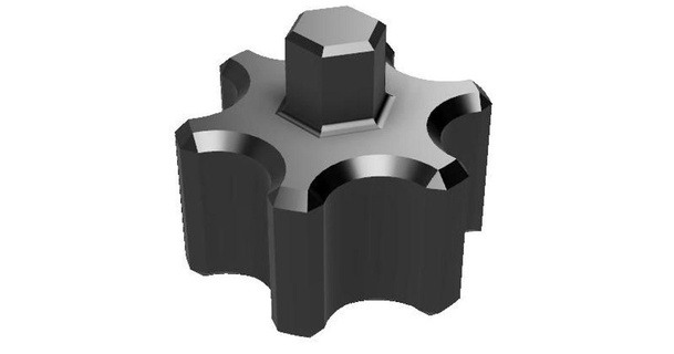 Knopf verhexen Kopf Schraube 5mm Damiano pl download frei stl Modell Printablescom 3d Modelle Hobby Macher Werkzeuge Inbusschlüssel Sechskantschlüssel 3d print model - Mito3D