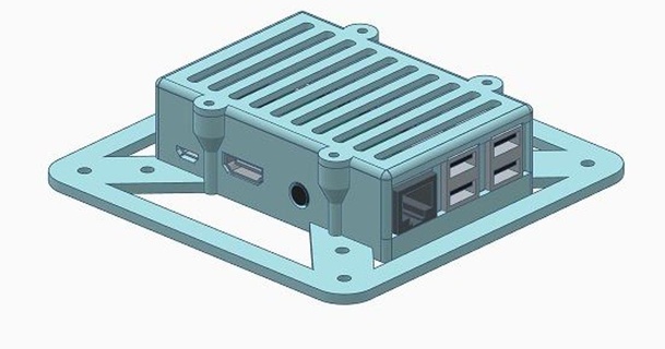 framboise pi vesa monter 75 100 argirob Télécharger libre stl modèle imprimablescom 3d modèles gadgets ordinateurs Cas gaine 3d print model - Mito3D