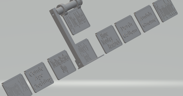 fhw banderoles nerf signe Publier libre païen atelier Télécharger stl modèle imprimablescom 3d modèles loisir fabricants idées cible 3d print model - Mito3D