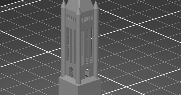 alt Geld Halle Glocke Turm UIUC hfeldhaus download frei stl Modell Printablescom 3d Modelle Kunst Design Skulpturen 3d print model - Mito3D