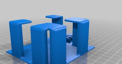 wall mounted güçlendirilmiş yazı tahtası aksesuar Kulp destek Leo indir Bedava stl model printablescom 3d modeller gadget'lar tahta Yükseltilmiş tahtalar organizatör 3d print model - Mito3D