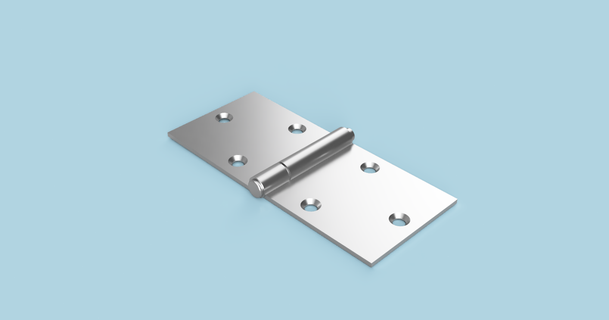 2inch flap loose pin hinge theatre timw download free stl model printablescom 3d models gadgets props tool 3d print model - Mito3D