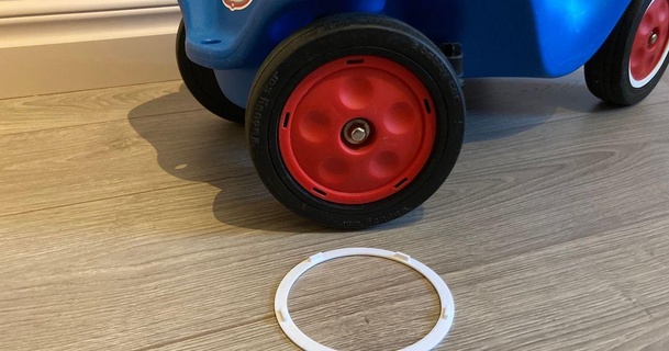 big bobby car wheel trim ring termaker download free stl model printablescom 3d models toys & games bobbycar 3d print model - Mito3D