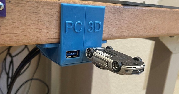 USB binmek pc yazıcı tepe indir Bedava stl model printablescom 3d modeller yazıcılar Aksesuarlar Cleandesk masa düzenleyici 3d print model - Mito3D