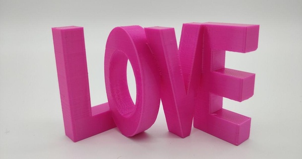 amor letras tierra descargar gratis stl modelo imprimiblescom 3d modelos casa decoración enamorado 3d print model - Mito3D