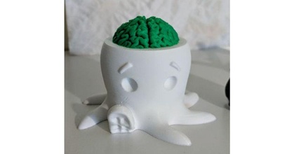 pulpo expuesto cerebro mate Harrison descargar gratis stl modelo imprimiblescom 3d modelos mundo escaneos animales zombi ondulación 3d print model - Mito3D