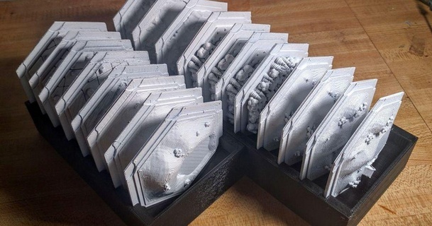 3d Siedler catan verhexen Fliese Box 3 4 Spieler aufpoppen download frei stl Modell Printablescom Modelle Spielzeuge Spiele Hextil Catan 3d print model - Mito3D
