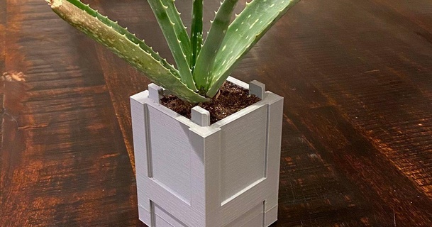 Lego Pflanzer peterbr0 download frei stl Modell Printablescom 3d Modelle Haushalt Dekor Pflanzen 3d print model - Mito3D