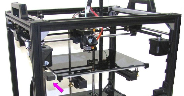 erhitzt Bett Verbinder Schale Plexiglas download frei stl Modell Printablescom 3d Modelle Drucker Upgrades Heizbettkabelhalter beheiztes 3d print model - Mito3D