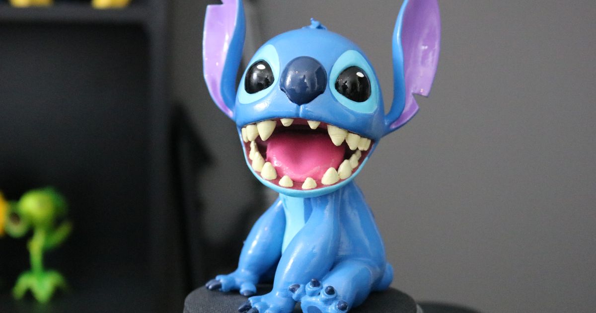 Stich lilo chaoscoretech download frei stl Modell Printablescom 3d Modelle Spielzeuge Spiele Aktion Zahlen Statuen Außerirdischer Karikatur Charakter niedlich Disney 3D print model - Mito3D