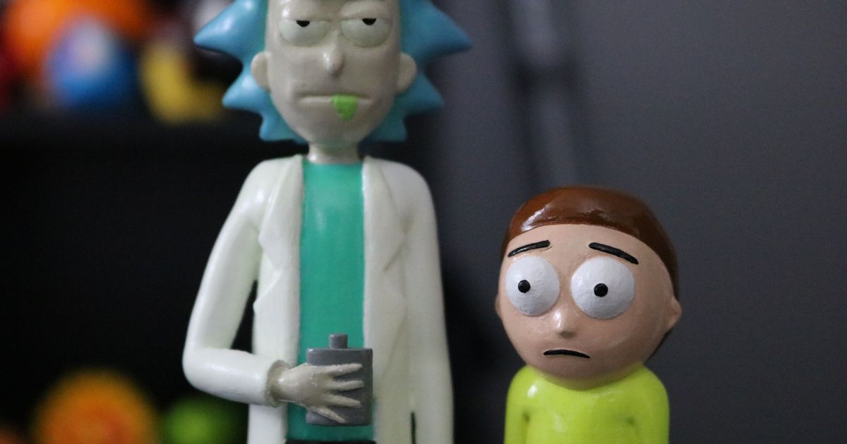 morty smith rick chaoscoretech download free stl model printablescom 3d models toys & games action figures statues cartoon character figure figurine 3D print model - Mito3D