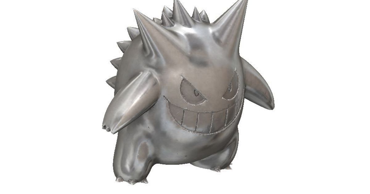 gengar - ectoplasma val download free stl model printablescom 3d models toys & games action figures statues pkm pokemon 3D print model - Mito3D