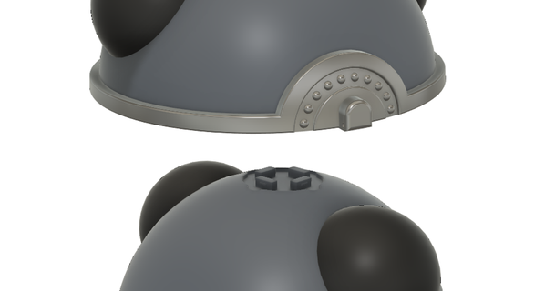 pesado pelota domos remezclar manteles descargar gratis stl modelo imprimiblescom 3d modelos disfraces accesorios pokebola pesada 3d print model - Mito3D