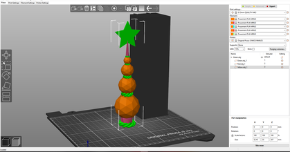 Noel ağaç süs tek renk versiyon de3dprintman indir Bedava stl model printablescom 3d modeller mevsimlik tasarımlar kış yılın süsleri süsü 3d print model - Mito3D