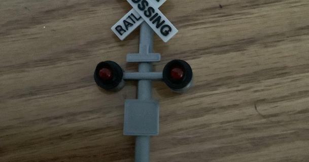railroad crossing signal billv download free stl model printablescom 3d models toys & games vehicles railroadcrossing 3d print model - Mito3D
