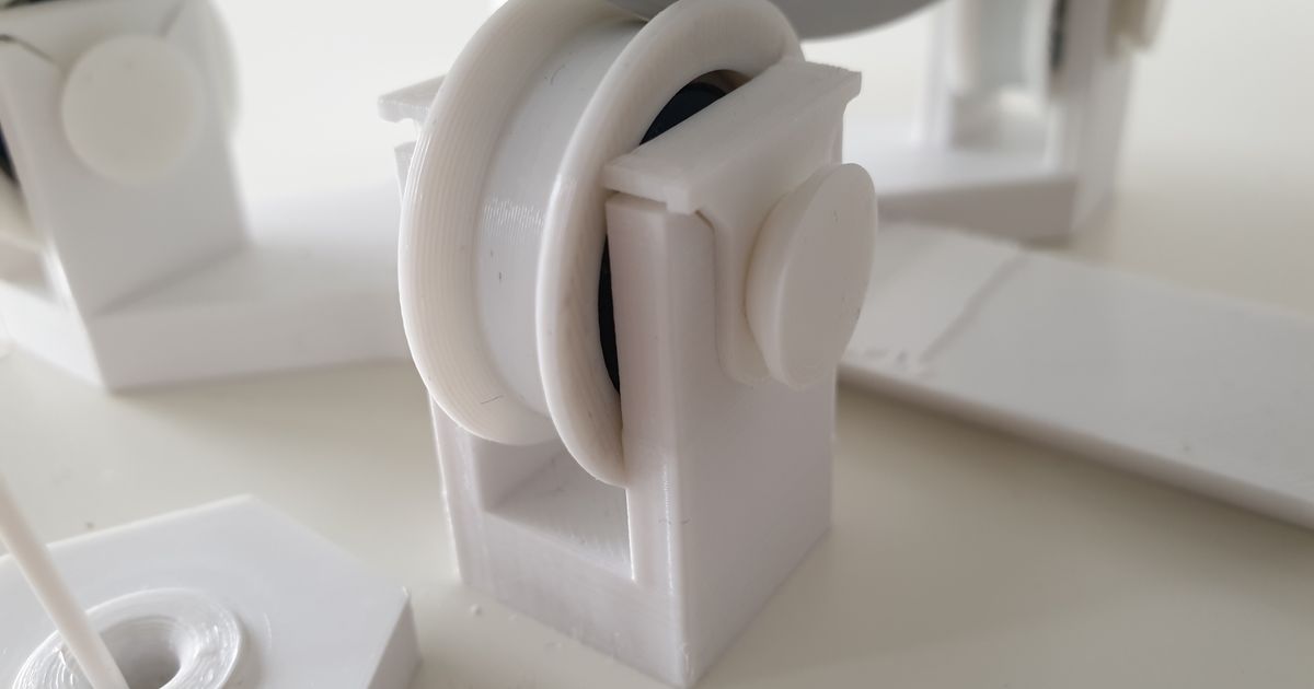 aggiornato palla cuscinetto tpu ruota aggiornamento prusa portabobina ikea mancanza joey Scarica gratuito stl modello printablescom 3d Modelli stampanti aggiornamenti 3D print model - Mito3D