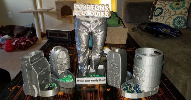 dungeons & daddies dice towers season 1 amiiglows download free stl model printablescom 3d models toys games dicetower dicetray dnd dungeonsanddragons 3d print model - Mito3D