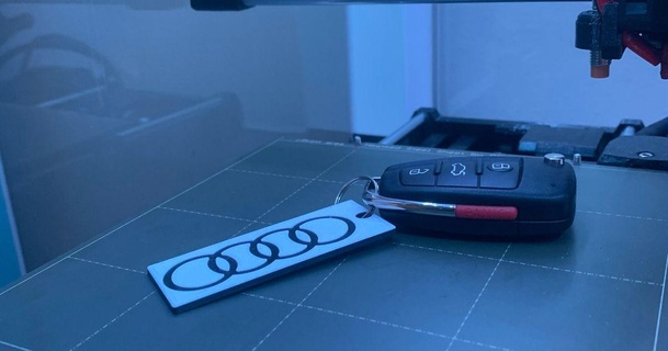 Audi anahtarlık hx indir Bedava stl model printablescom 3d modeller gadget'lar a3 a4 a5 a6 3d print model - Mito3D