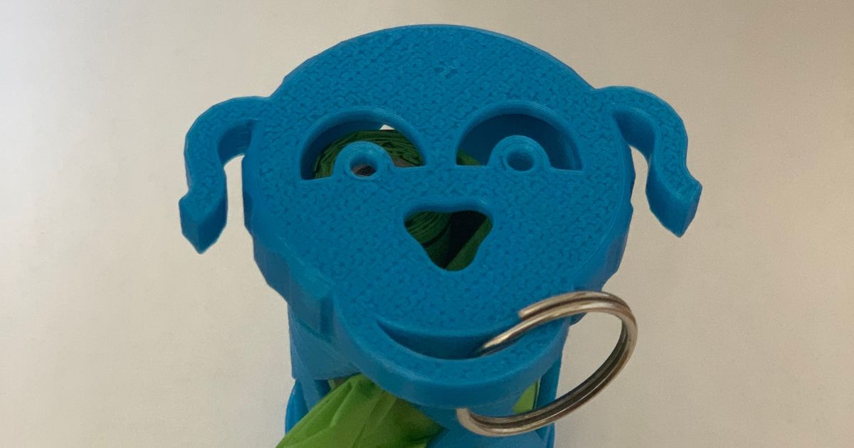 cane cacca sacchetto titolare supporto clip hurst stampa Scarica gratuito stl modello printablescom 3d Modelli domestico animali domestici borse per cani porta borsa nosupports vettore 3D print model - Mito3D